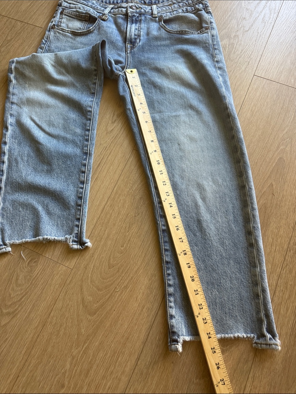 R13 Boy Straight Jeans Jasper Stretch Size 28 - Picture 16 of 16